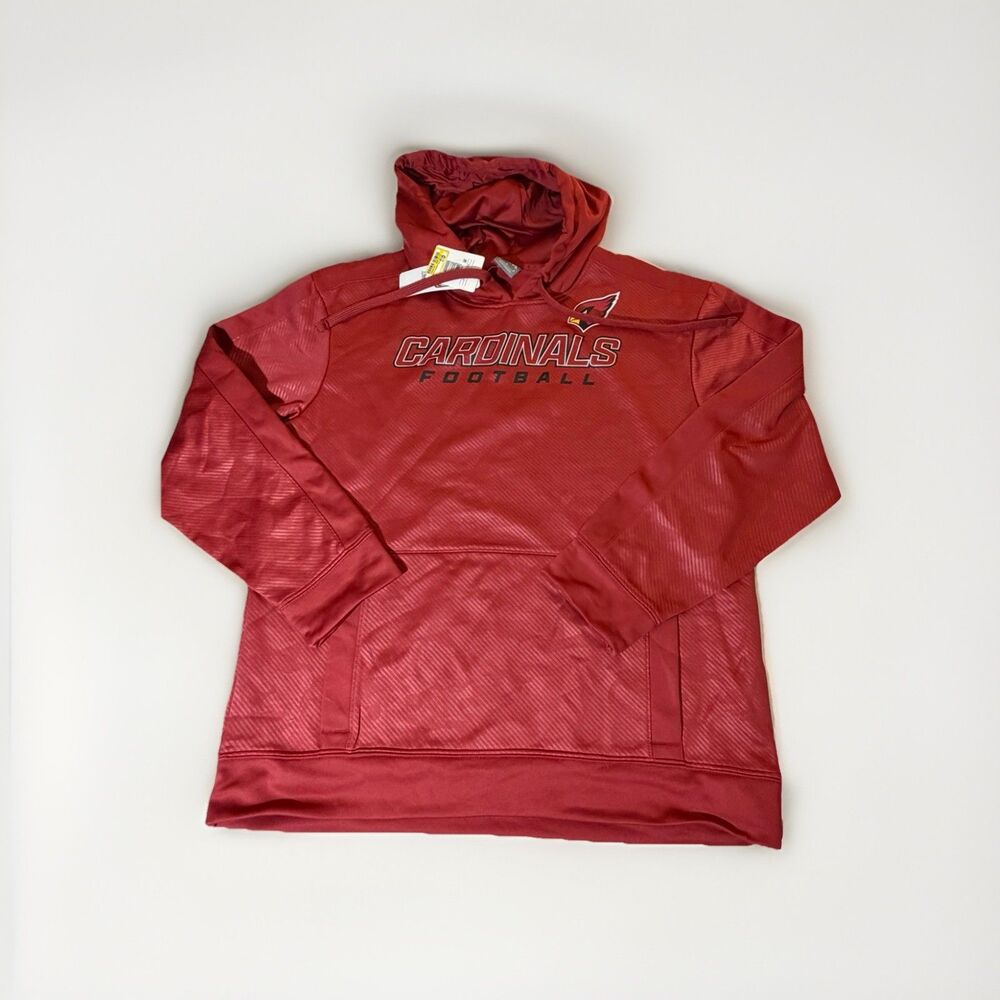 NWT CSA Arizona Cardinals Hoodie Men’s Large Red NFL Football Pullover